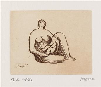 HENRY MOORE Mother and Child.